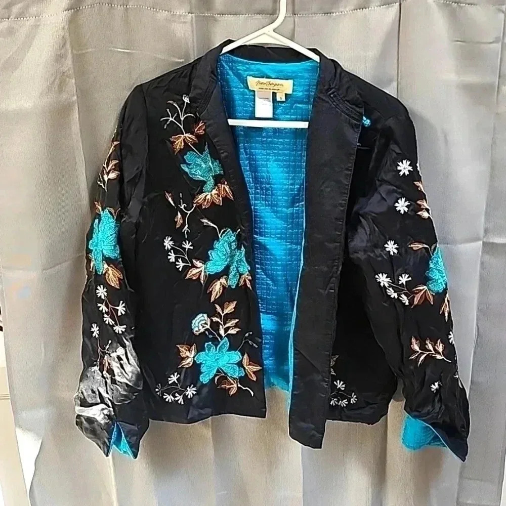 Norm Thompson Silk Jacket